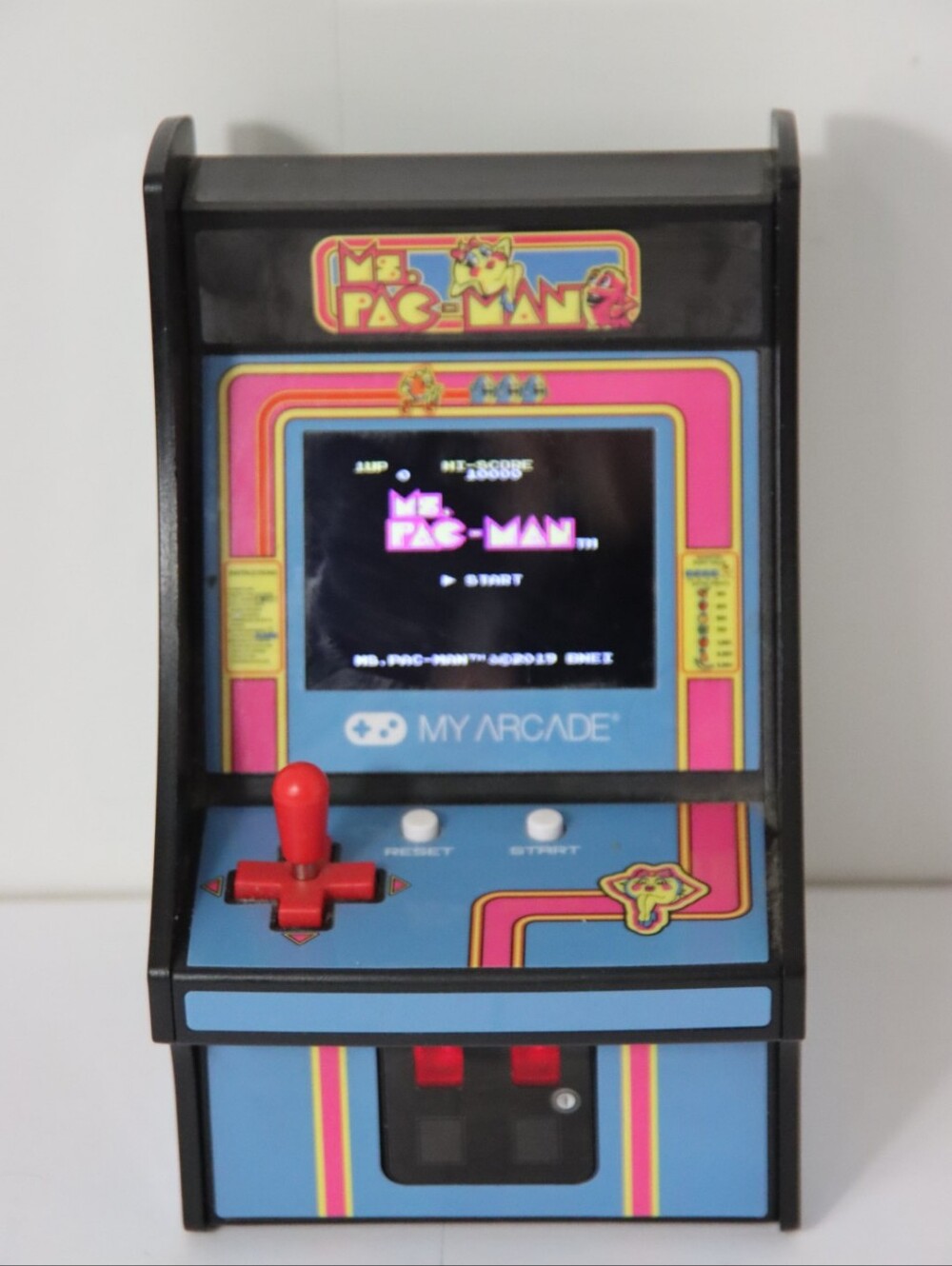 Arcade Ms. Pac-Man Mini Arcade - Blue, Black, Red